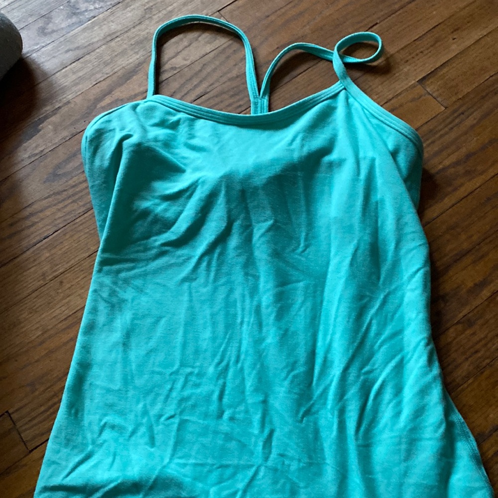 Lululemon athletica tank cami shirt mint 4